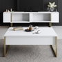 Hanah Home Luxe Set - Blanco y Dorado